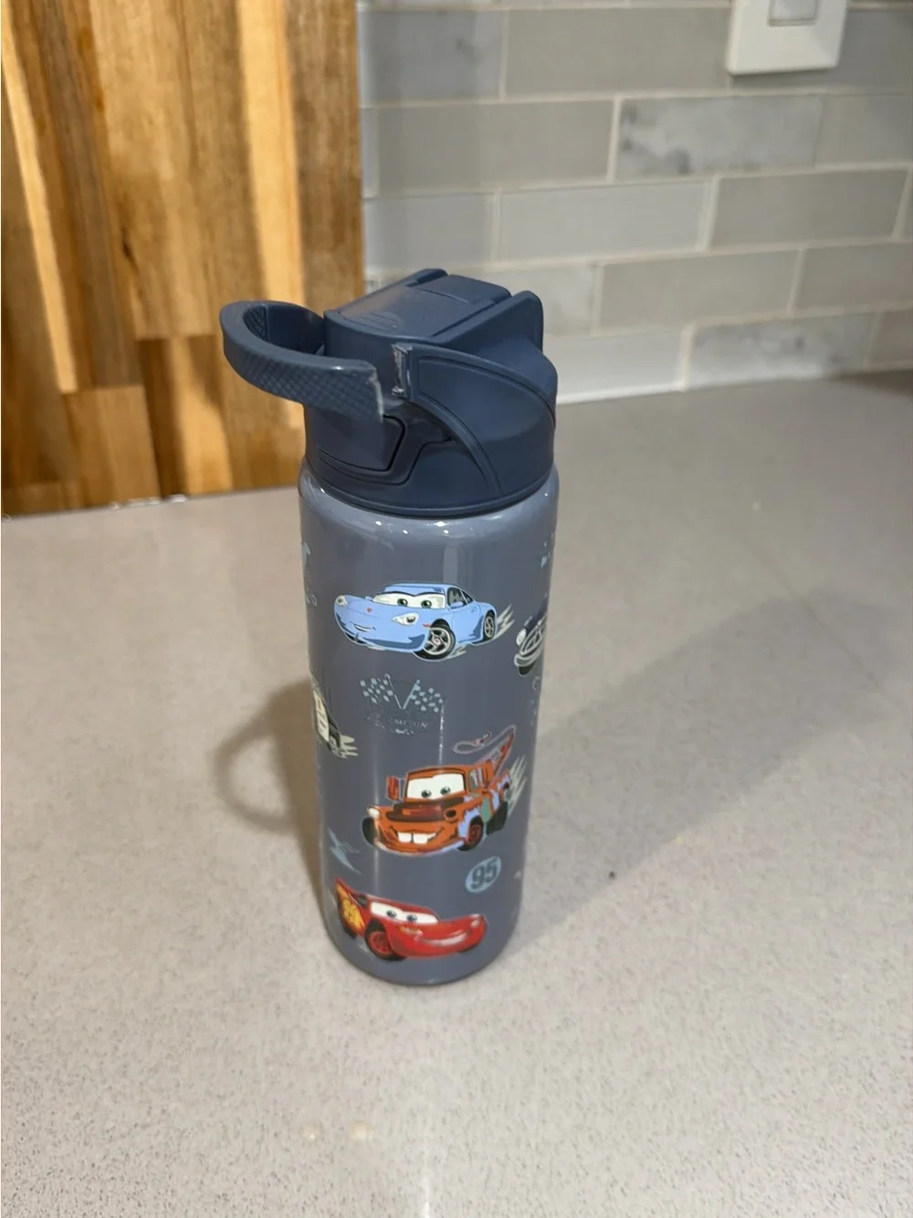 Pottery Barn Disney Pixar Cars Kids Stainless Water Bottle 22oz